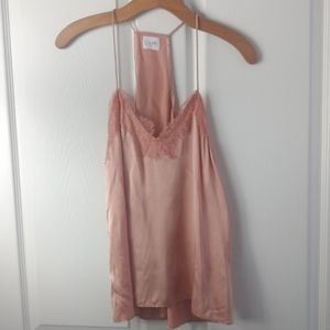 Cami NYC Camisole Tank Size XS Blush Pink Silk
